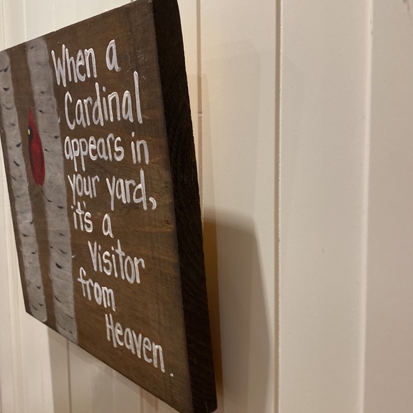 Lovely Cardinal Wall Hanging - Picture 2 of 4